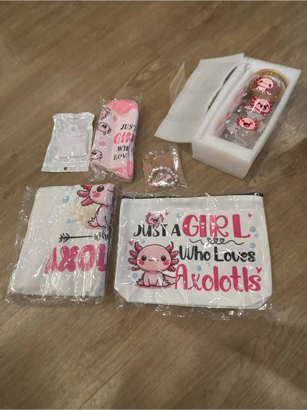 Axolotl Gift Box! — Pink & White